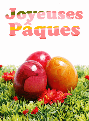 Carte De Voeux "Joyeuses Pâques" Avec Enveloppe - Modèle N°535 Neuf Sous Blister